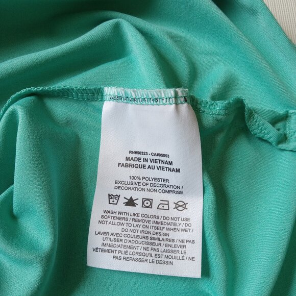 Nike Blue Green Lightweight Sleeveless Dri-Fit Style Tank Top Women's X-Large - Picture 4 of 12